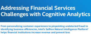 Addressing Financial Services Challenges with Cognitive Analytics Solution Brief-ForDistribution